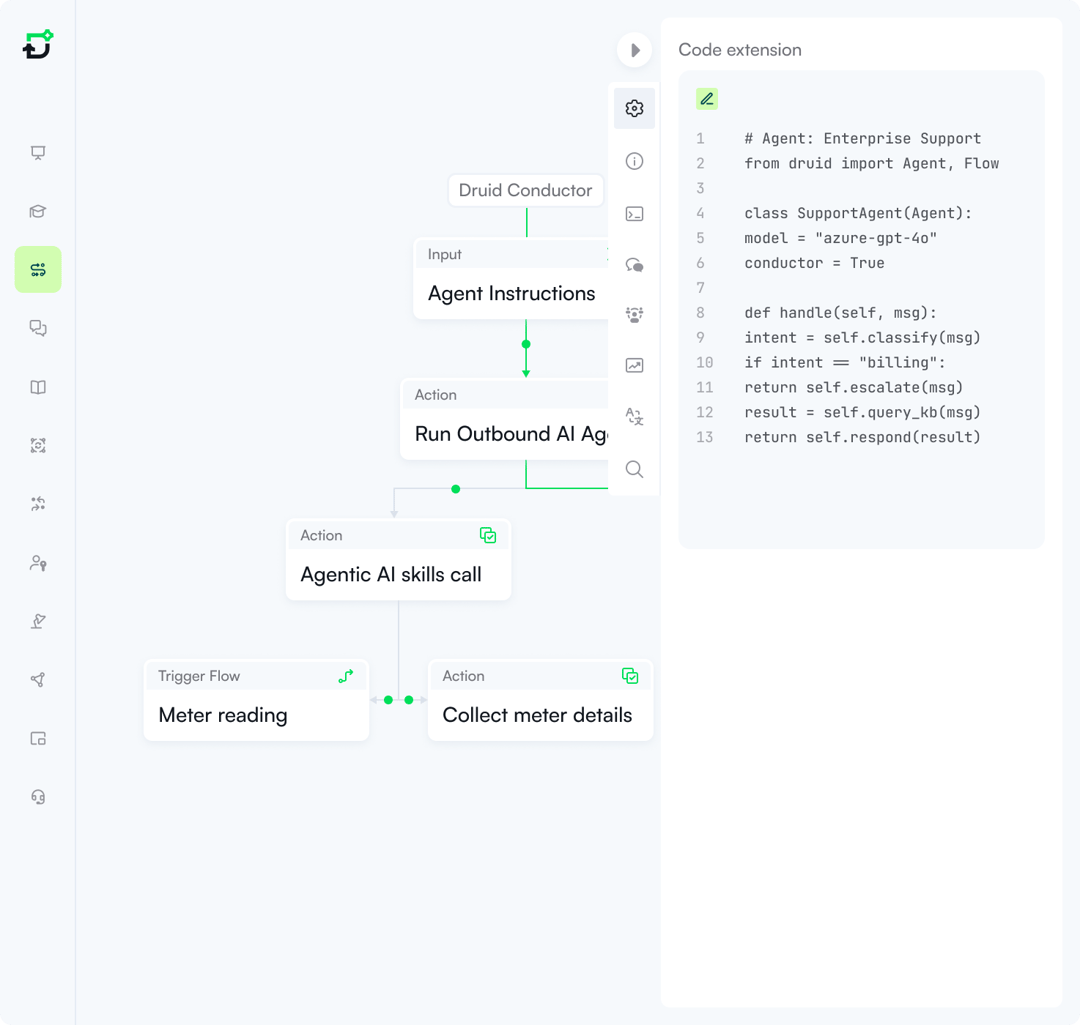 Enterprise AI Agent Builder - Druid AI Platform