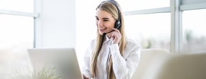 call-center-woman-handles-telecom-inquiries-passed-on-by-an-ai-agent