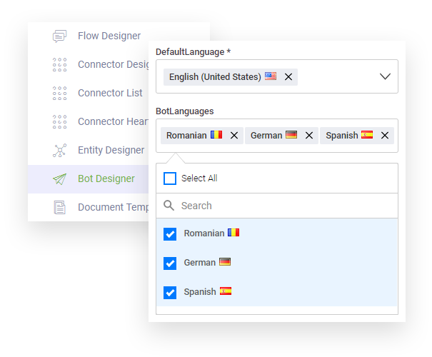chatbot platform multilanguage