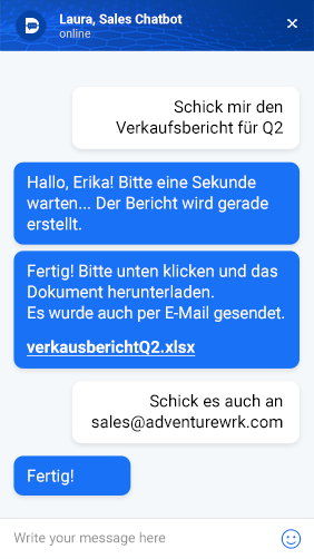 chatbots deutsch druid website