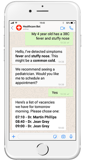 chatbots for healthcare appointments