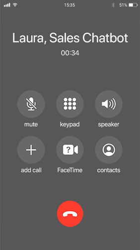 druid chatbots voice call